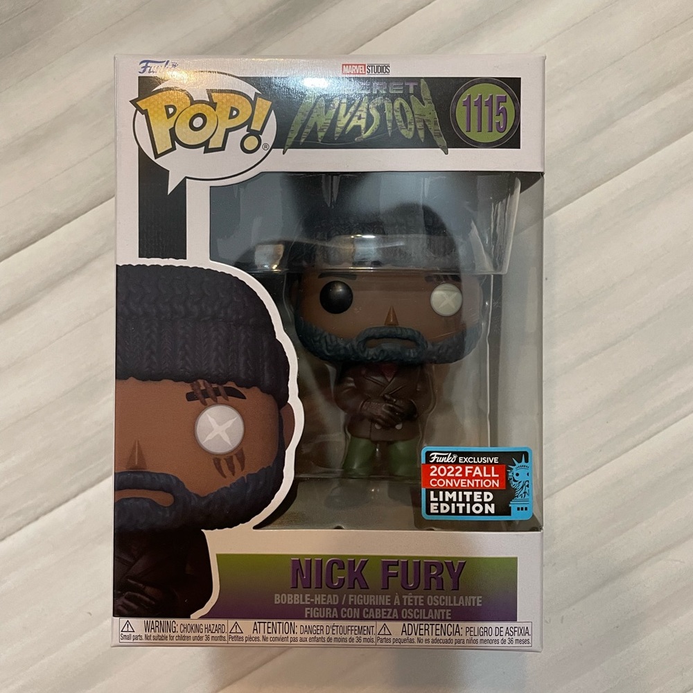 Nick Fury Funko Pop - Secret Invasion - 2022 NYCC Exclusive
